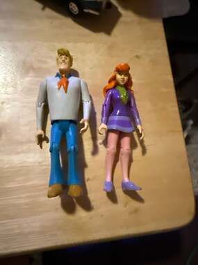 Vintage Scooby-Doo 5-Inch Fred Jones and Daphne Blake Action Figure Set